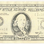 DN 100$ 'József Attila Színház' színházi kellékpénz vízjeles papíron T:III