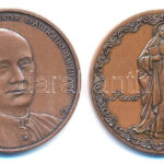 Fritz Mihály (1947-) DN 'Scheffler János szatmári püspök' kétoldalas bronz emlékérem (42,5mm) + 'Szent Margit' kétoldalas bronz emlékérem (42,5mm) T:1,1-