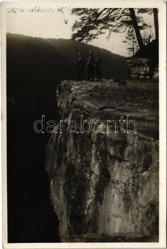 1935 Szepestamásfalva, Tamásfalu, Spisské Tomásovce; Slovensky Raj, Tomasovsky vyhlad / Szlovák paradicsom, túrázók / hiking spot