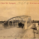 1915 Sepsiszentgyörgy, Sfantu Gheorghe; Az Olt folyó vashídja. No. 161. (W.L. ?) / iron bridge (EK)