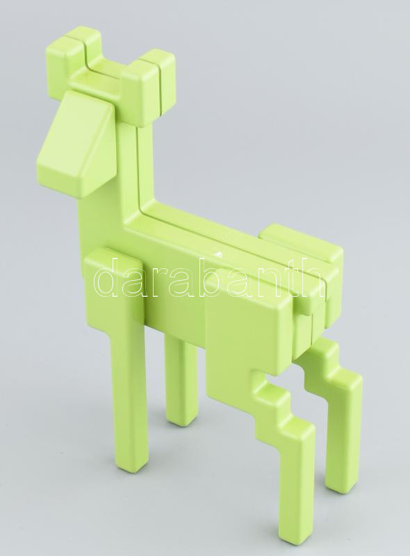 Jelzés nélkül: Szarvas. Design figura, festett alumínium, hibátlan, m: 24 cm