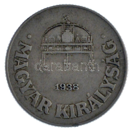 1938. 50f Cu-Ni T:2,2- patina Adamo P5