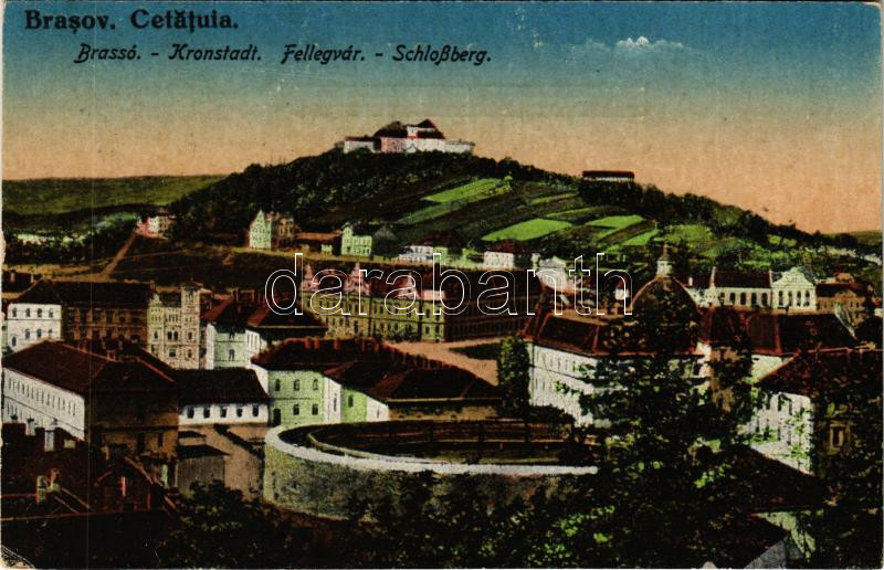 1924 Brassó, Kronstadt, Brasov; Fellegvár / Schloßberg / Cetatuia (EK)