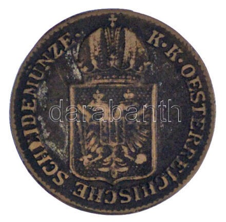 Ausztria 1849A 6kr Ag T:2- patina Austria 1849A 6 Kreuzer Ag C:VF patina Krause KM#2200