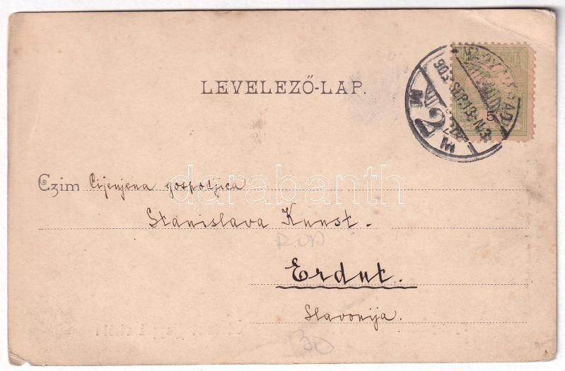 1903 Nagyvárad, Oradea; Sport pavilon. Sebő I. Imre kiadása / Sport pavilion. Art Nouveau (kis szakadás / small tear) - Image 2