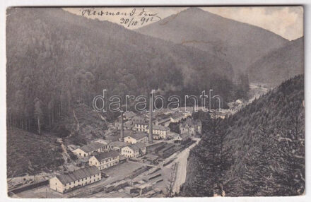 Hermánd, Hermanecz, Harmanec; papírgyár / paper factory (szakadások / tears)