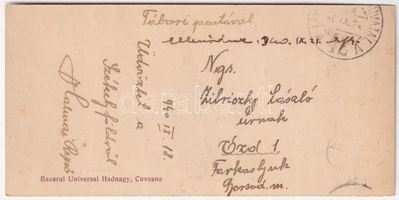 1940 Kovászna-fürdő, Baile Covasna; Mofeta Bene exterior, interior / fürdő belső / spa interior (13,6 x 6,7 cm) - Image 2