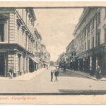 1901 Temesvár, Timisoara; Hunyady utca, üzletek. Polatsek kiadása / street, shops (EK)