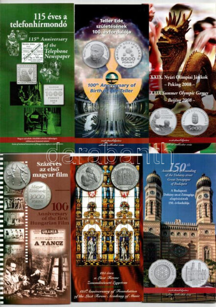 2000-2009. 47db-os színes MNB tájékoztatólap tétel, mind különféle