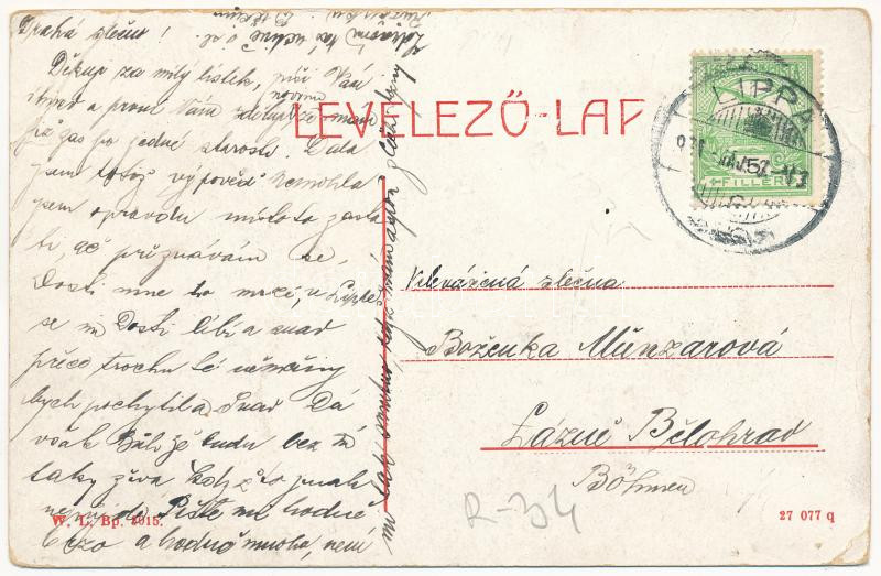 Lippa, Lipova; Solymos vár romjai. W.L. Bp. 3015. / Cetatea Soimos / castle ruins (EB) - Image 2