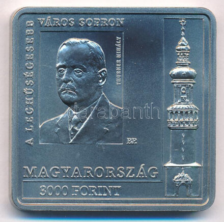 2021. 3000Ft Cu-Ni 'Sopron a leghűségesebb város' kapszulában T:BU Adamo EM427