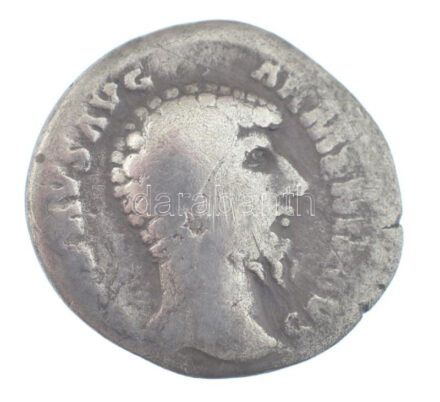 Római Birodalom / Róma / Lucius Verus 163-164. Denár Ag (2,72g) T:3 Roman Empire / Rome / Lucius Verus 163-164. Denarius Ag 'L VERVS AVG ARMENIACVS / [TR P IIII IMP II COS II]' (2,72g) C:F
