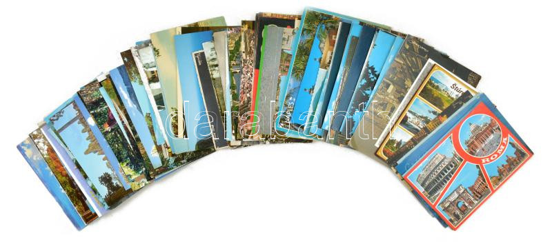 Kb. 100 db MODERN külföldi város képeslap / Cca. 100 modern town-view postcards from all over the world