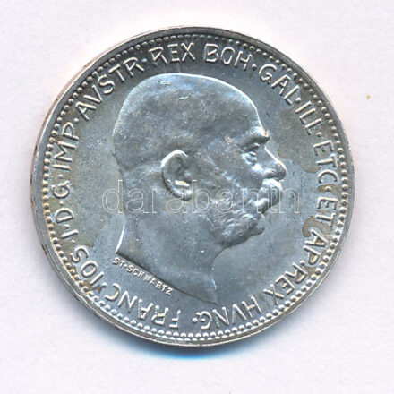 Ausztria 1915. 1K Ag 'Ferenc József' T:1- patina Austria 1915. 1 Krone Ag 'Franz Joseph' C:AU patina KM#2820