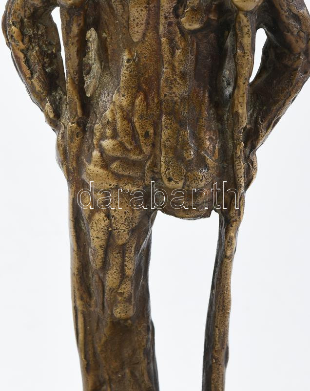 Loósz József: A veterán. Bronz, márvány talapzaton, jelzett, m: 25 cm - Image 2