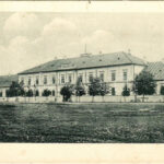 Szamosújvár, Gherla; Cazarma / laktanya / military barracks + '1940 Szamosújvár visszatért' So. Stpl. (EK)