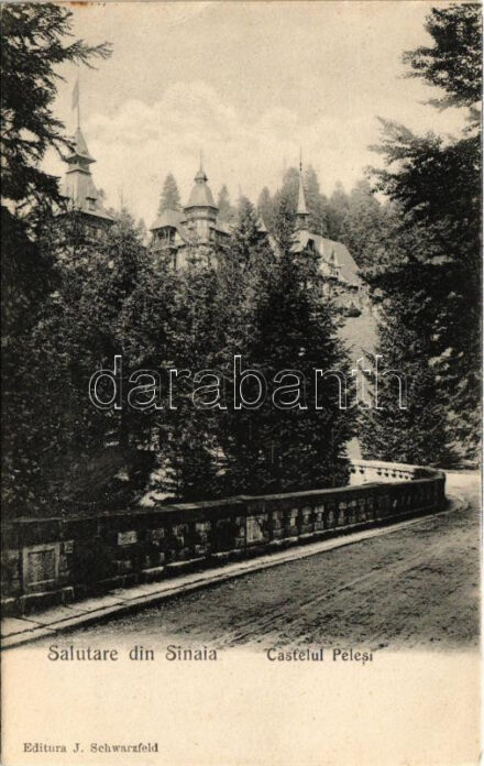 Sinaia, Castelul Pelesi / castle. Editura J. Schwarzfeld