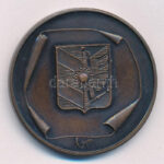 Fritz Mihály (1947-) / Lapis András (1942-) DN 'Szeged' kétoldalas bronz emlékérem (42,5mm) T:1 patina - Image 2