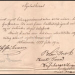 1888 Nagykanizsa, nyilatkozat hadkötelezettség teljesítéséről - Image 2