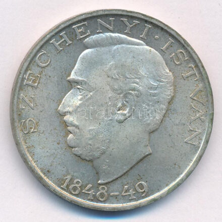 1948. 10Ft Ag 'Széchenyi' T:1-,2 patina Adamo EM2