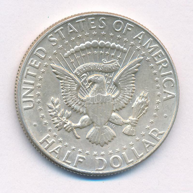 Amerikai Egyesült Államok 1964.1/2$ Ag 'Kennedy' T:1- United States 1964. 1/2 Dollar Ag 'Kennedy' C:AU - Image 2