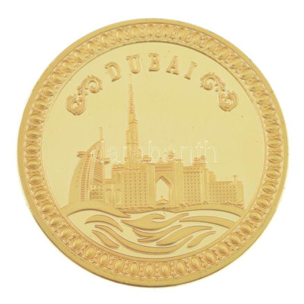 Egyesült Arab Emírségek DN 'Dubaj' aranyozott emlékérem (40mm) T:PP United Arab Emirates ND 'Dubai' gilt medallion (40mm) C:PP