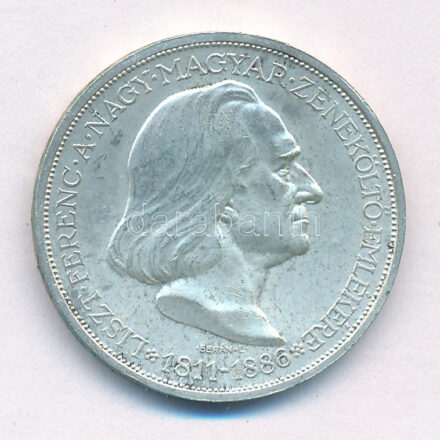 1936. 2P Ag 'Liszt' T:1- patina Adamo P7.3