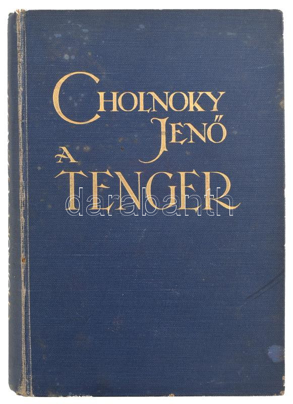 Cholnoky Jenő: A tenger. Bp., 1931, Singer és Wolfner. Kiadói egészvászon kötés, kopottas állapotban. - Image 3