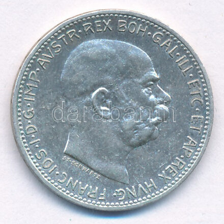 Ausztria 1915. 1K Ag 'Ferenc József' T:1- Austria 1915. 1 Corona Ag 'Franz Joseph' C:AU Krause KM# 2820