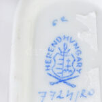 Herendi porcelán Rotschild mintás leveles tálka, kézzel festett, jelzett, hibátlan, 15×8,5 cm - Image 3