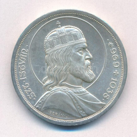 1938. 5P Ag 'Szent István' T:1- Adamo P8.1