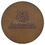 ~1960. 'Budapesti emlék / MEOE (Magyar Ebtenyésztők Országos Egyesülete) alapítva: 1899. Nemzetközi kutyakiállítás' kétoldalas bronz emlékérem (80mm) T:1 - Image 2