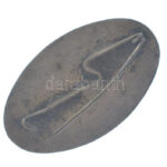 ~1953. 'Ezüstkalászos Gazda' festett, ezüstözött, rátétes bronz jelvény (25x15mm) T:2,2- - Image 2