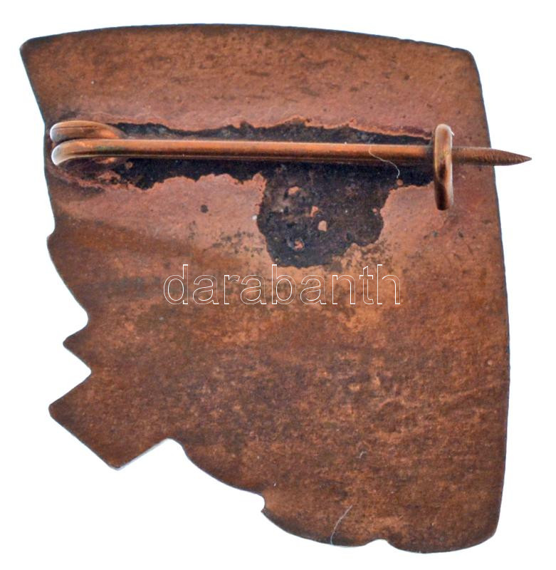 ~1970-1980. 'Vidámpark Törzsgárda' zománcozott kitüntető jelvény 10 év után (23x20mm) T:1- - Image 2