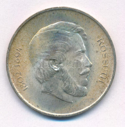 1947. 5Ft Ag 'Kossuth' T:1- patina Adamo F8.1