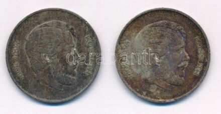 1947. 5Ft Ag 'Kossuth' (2x) T:2- patina Adamo F8.1