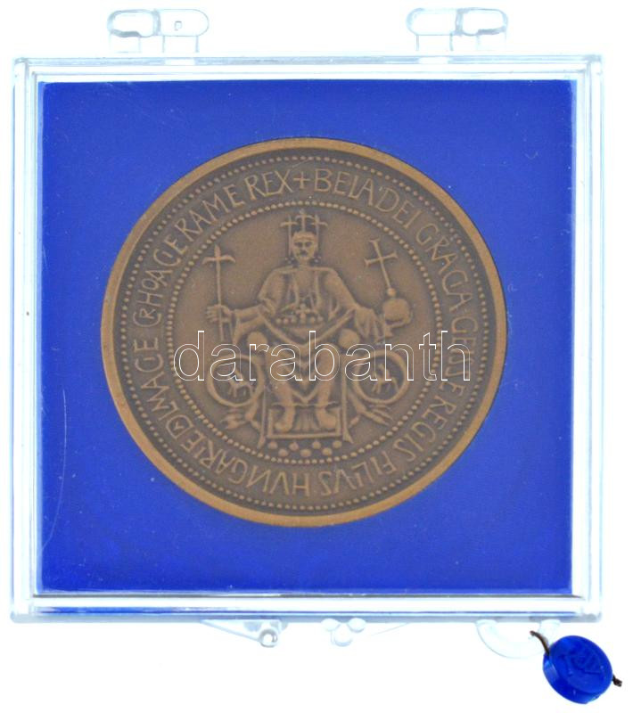 Fritz Mihály (1947-) 1983. 'MÉE Szeged / 800 éves Szeged' kétoldalas, bronz emlékérem plombált ÁPV tokban (42,5mm) T:1 Adamo SG8 - Image 2