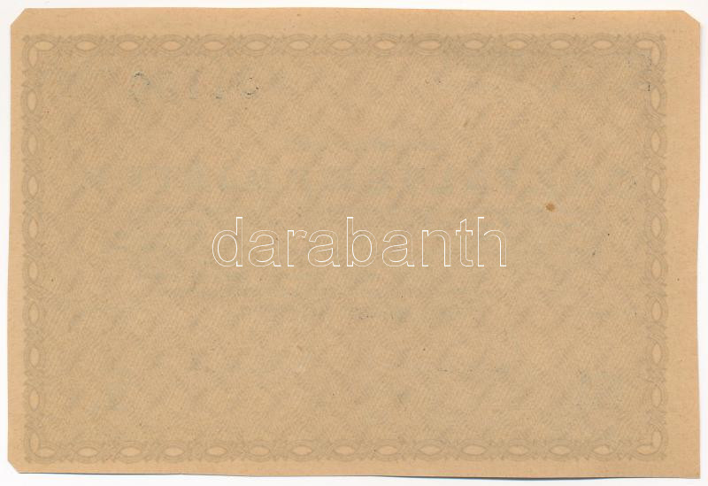 Budapest 1948. '61. Magyar Osztálysorsjáték' 5. osztály 1/4 sorsjegy, 'A'-sorozat, felülbélyegzéssel T:I-,II - Image 2