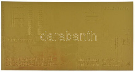 Svájc DN 20Fr aranyozott bankjegy replika T:I Switzerland 20 Francs gilt banknote replica C:UNC