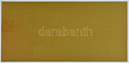 Svájc DN 50Fr aranyozott bankjegy replika T:I Switzerland 50 Francs gilt banknote replica C:UNC