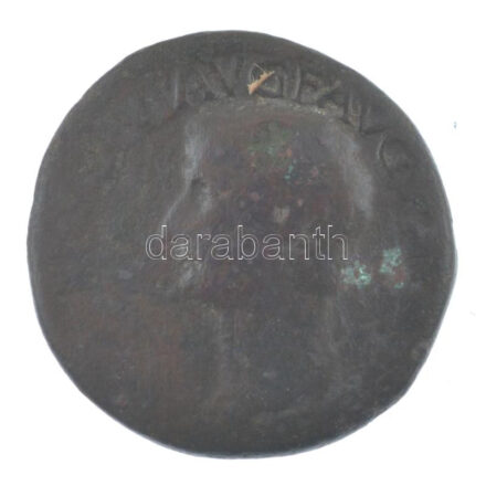 Római Birodalom / Róma / Tiberius 14-37. As (10,40g) T:3 Roman Empire / Rome / Tiberius 14-37. As '[TI CAESAR] DIVI AVG F AVGV[ST IMP VIII] / [PONTIF MAXIM] TRIBVN POT[EST XXIIII] - SC' (10,40g) C:F RIC I 44.