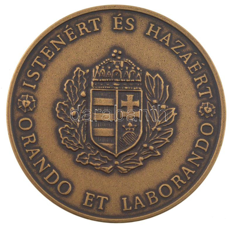 1994. 'Protestáns Tábori Püspökség - Istenért és Hazáért' Br emlékérem tokban (42,5mm) T:1 - Image 2