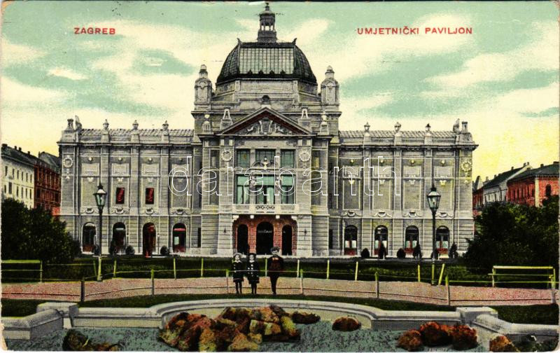 1910 Zagreb, Zágráb; Umjetnicki paviljon / Art pavilion
