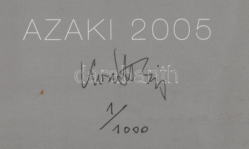 Noon Azaki (Kováts Lajos, 1953-): Ne átkozd a sötétséget, gyújts inkább világot. Nyomat, papír. Jelzett. Számozott: 1/1000. 50×60 cm. - Image 2