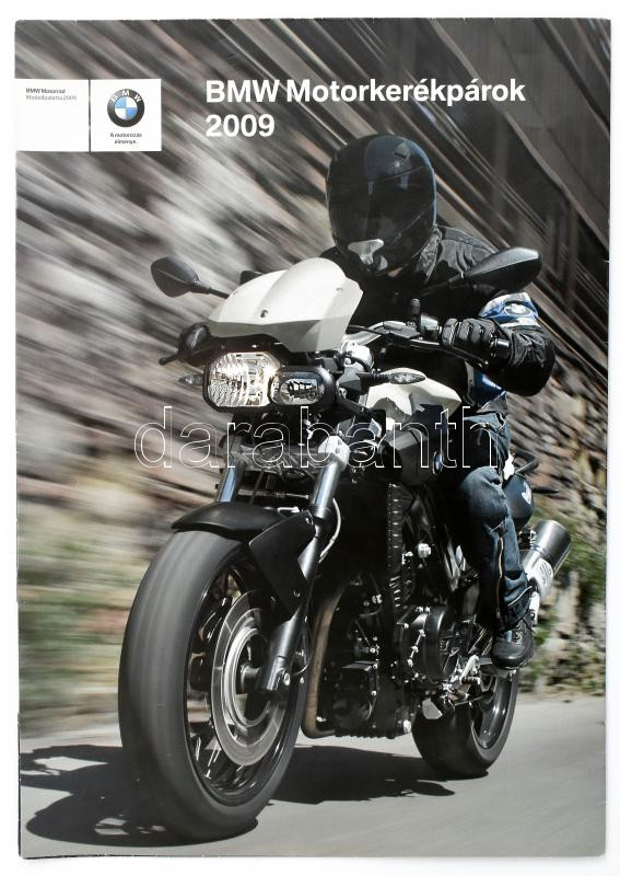 2009 BMW Motorkerékpárok, kihajtható, képes prospektus / poszter, kihajtva: 63x59 cm
