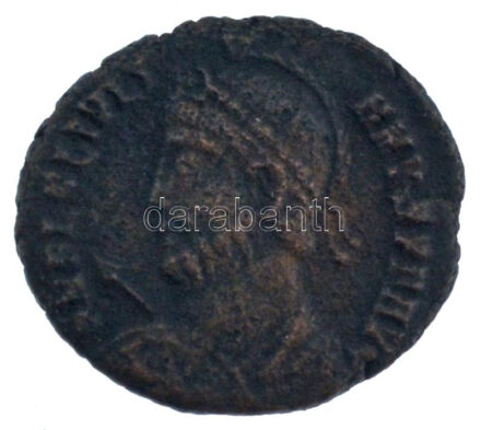 Római Birodalom / Siscia / II. Julianus 361-363. AE3 bronz (2,71g) T:2- Roman Empire / Siscia / Julian II 361-363. AE3 bronze 'D N FL CL IVLI - ANVS P F AVG / VOT/X/MV LT/XX - [ASIS?]' (2,71g) C:VF