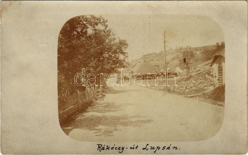 1911 Lupsa (Brassó, Brasov), Rákóczy út / street. photo (EK)