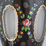 Biedermeier talpas üveg pohár, korának megfelelő kopásokkal, m: 18 cm - Image 2