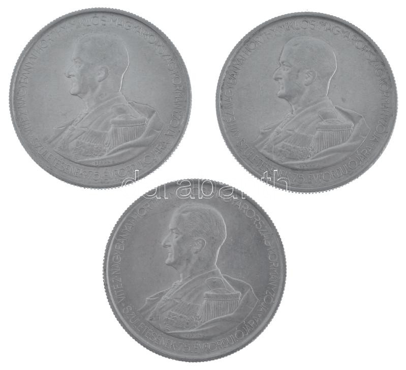 1943. 5P Al 'Horthy Miklós születésének 75. évfordulójára' (3x) T:2 kis ph. Adamo P8.3