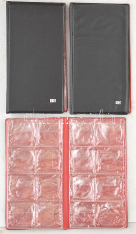 3db kisalakú használt érmeberakó, összesen 96 berakóhellyel